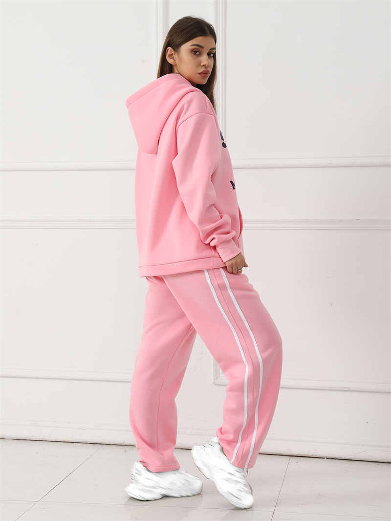 Women's Fashion Casual Printed Top Pants Set - CJ - mode24h