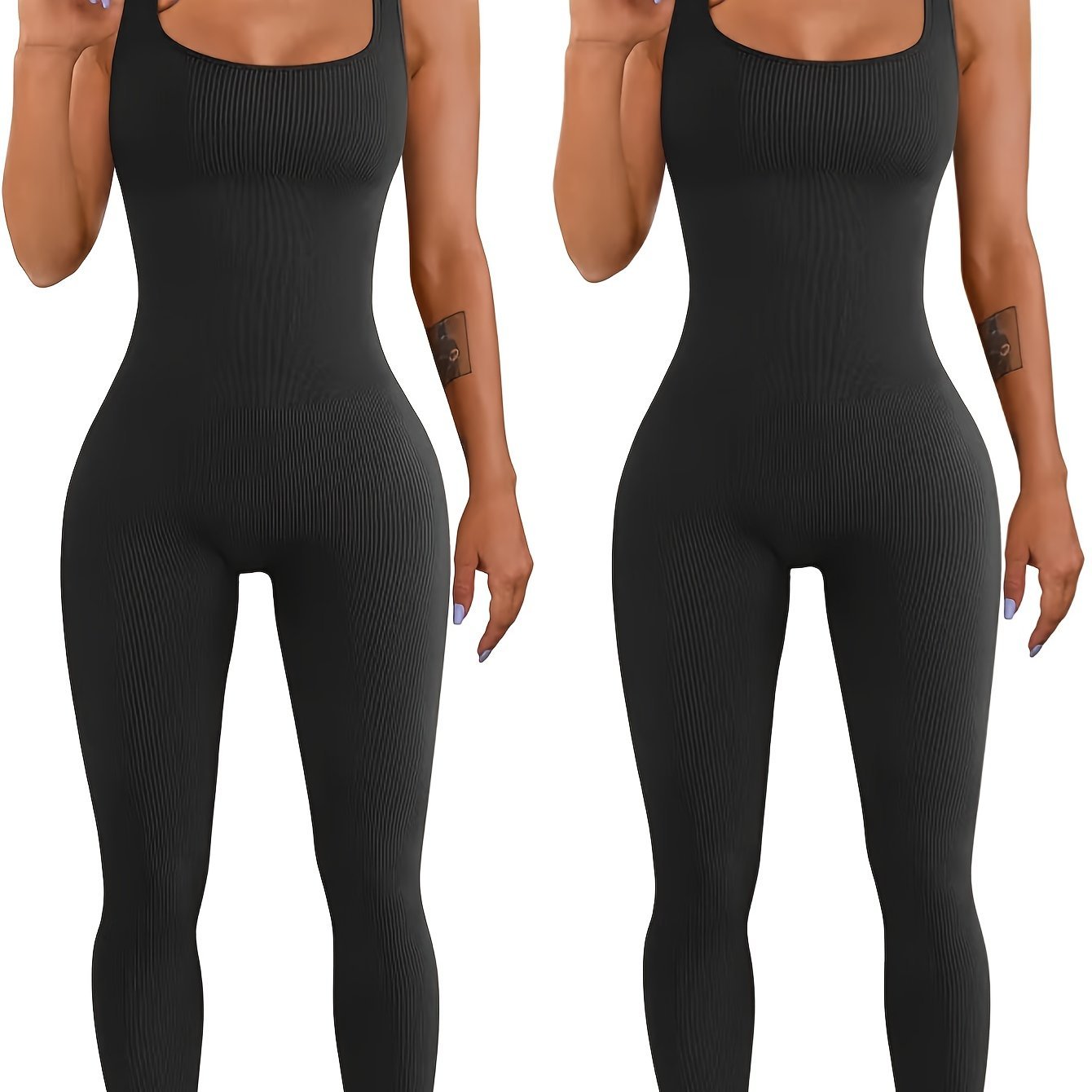 Women's Suspender Tank Top Tights- CJ - mode24h
