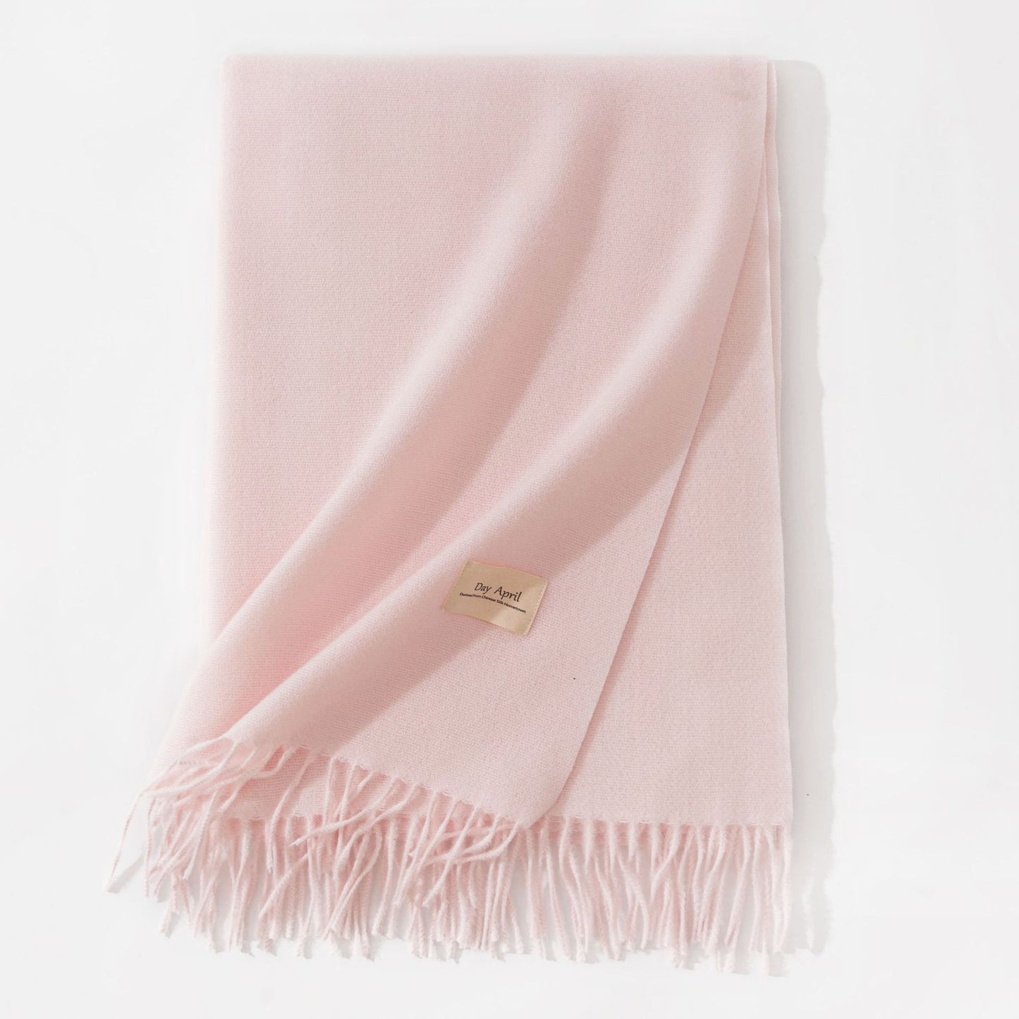 Pure Color Artificial Cashmere Scarf Women's Winter High-grade Shawl - CJ - mode24h
