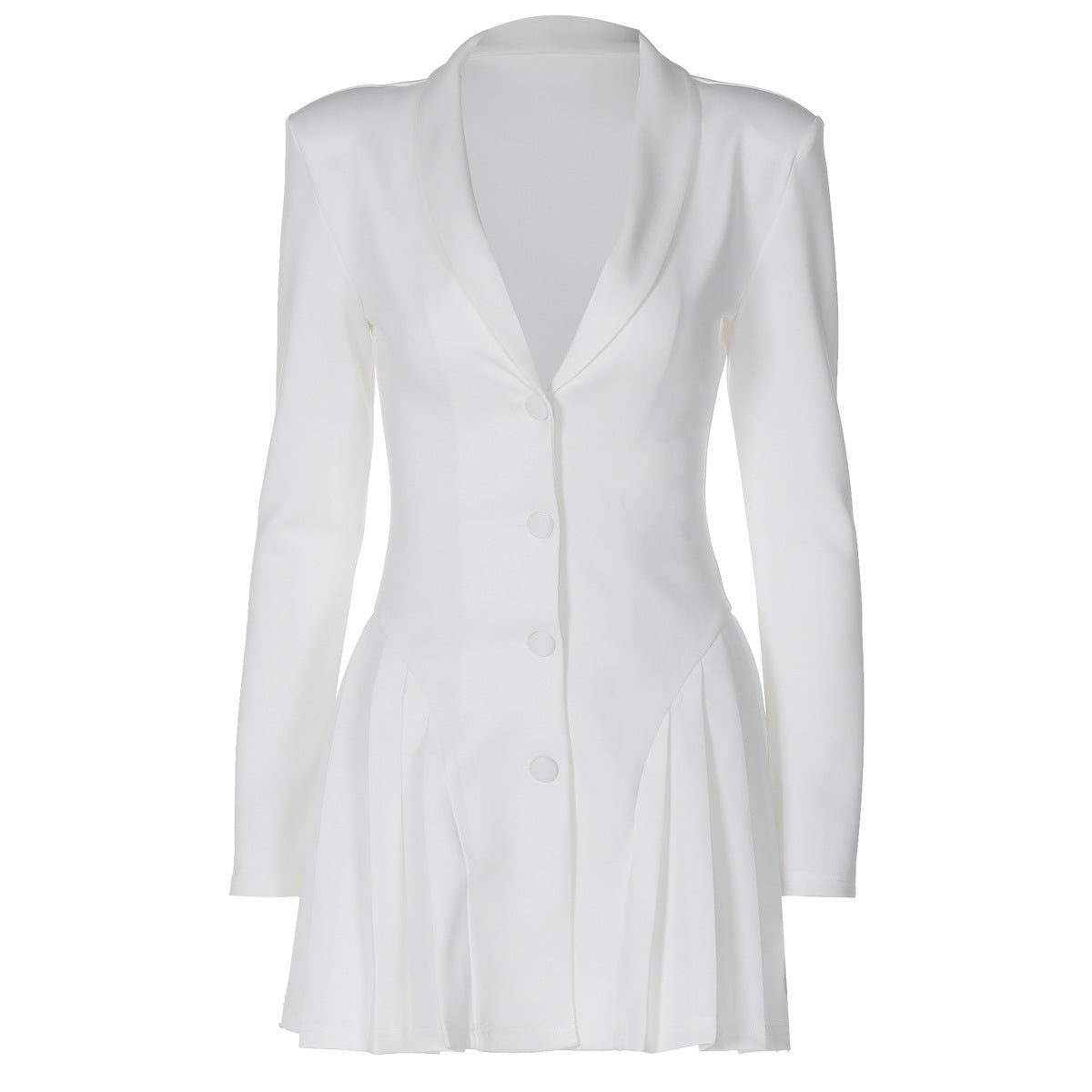Deep V Cardigan Short Ruffled Dress Women - CJ - mode24h