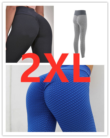 Plaid Leggings Fitness Yoga Pants Women's Seamless High Waist Breathable Gym Leggings - CJ - mode24h