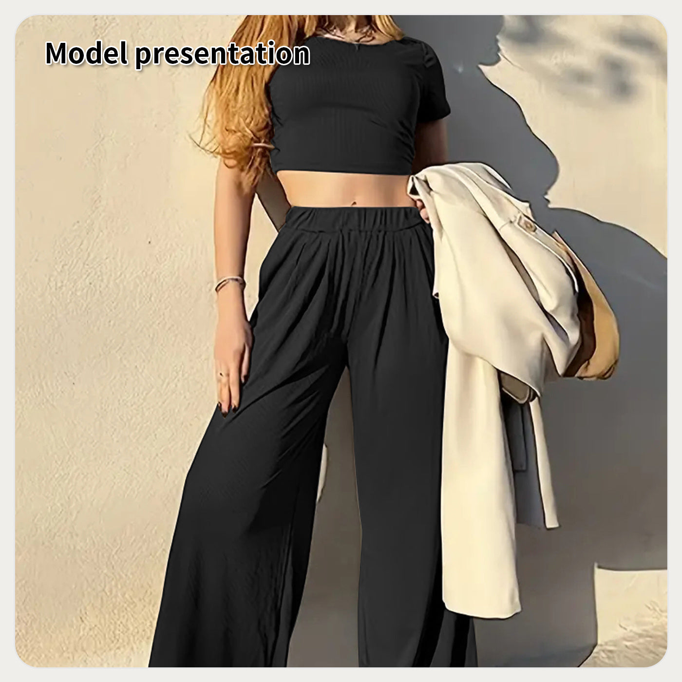 Women's Fashion Simple Solid Color Suit -CJ - mode24h