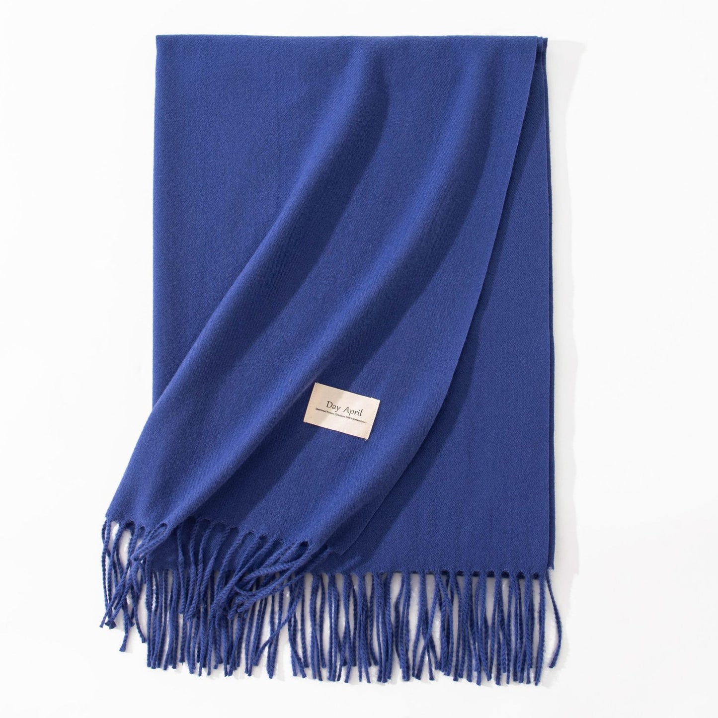Pure Color Artificial Cashmere Scarf Women's Winter High-grade Shawl - CJ - mode24h