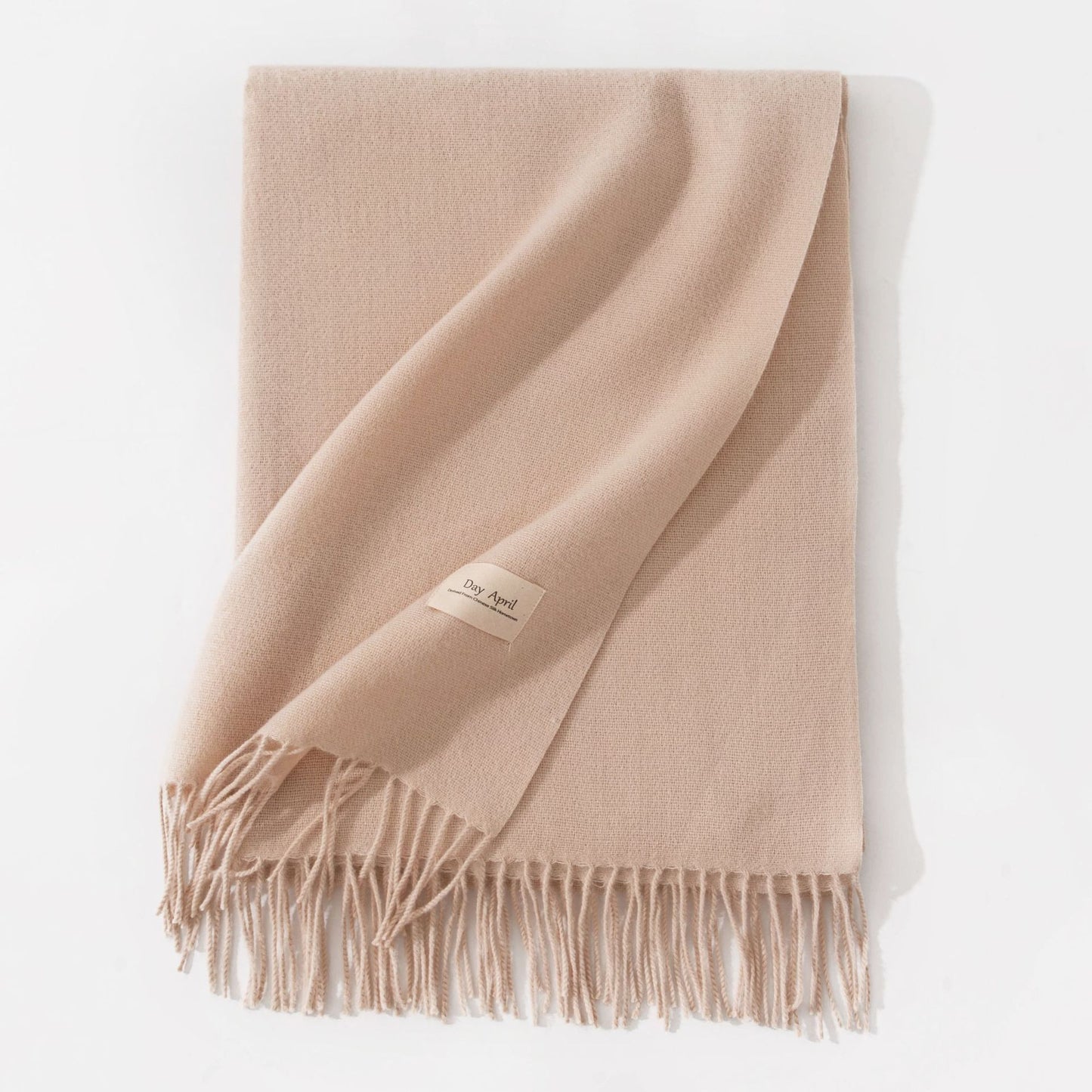 Pure Color Artificial Cashmere Scarf Women's Winter High-grade Shawl - CJ - mode24h