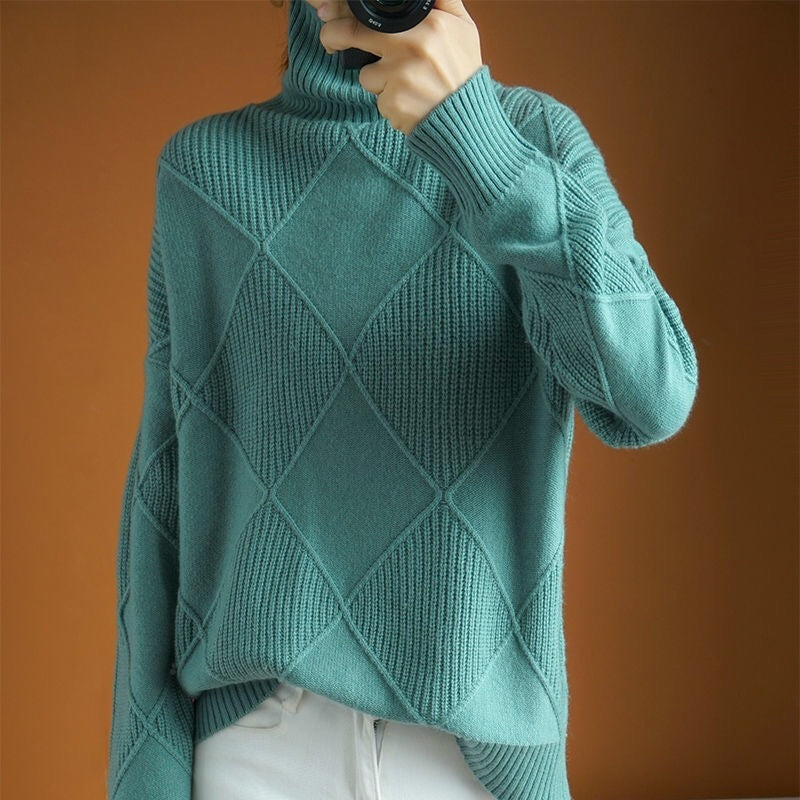 Knitwear Autumn And Winter Long-sleeved Outer Wear Bottoming Shirt - CJ - mode24h