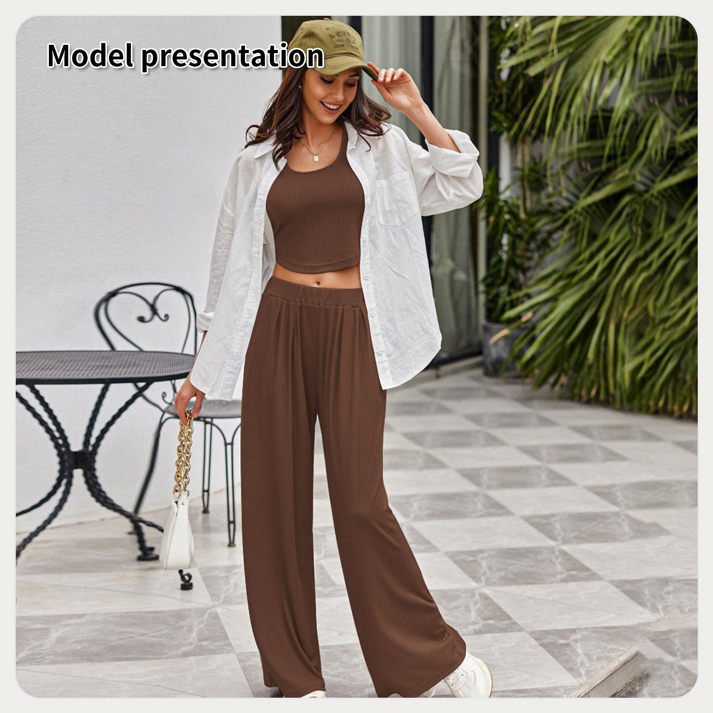 Women's Fashion Simple Solid Color Suit - CJ - mode24h