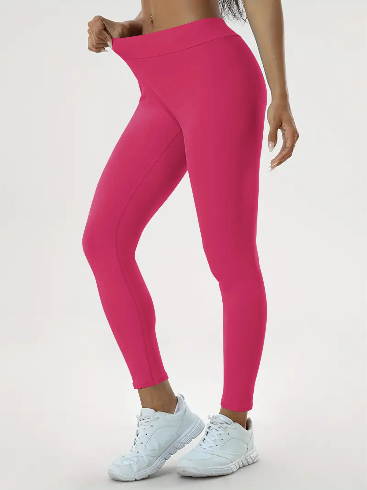 Women's Yoga Pants High Waist Lift High Elastic Tight Fitness Trousers - CJ - mode24h