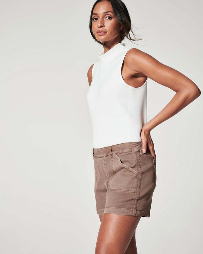 Women's High-Waist Cotton Linen Overalls - CJ - mode24h