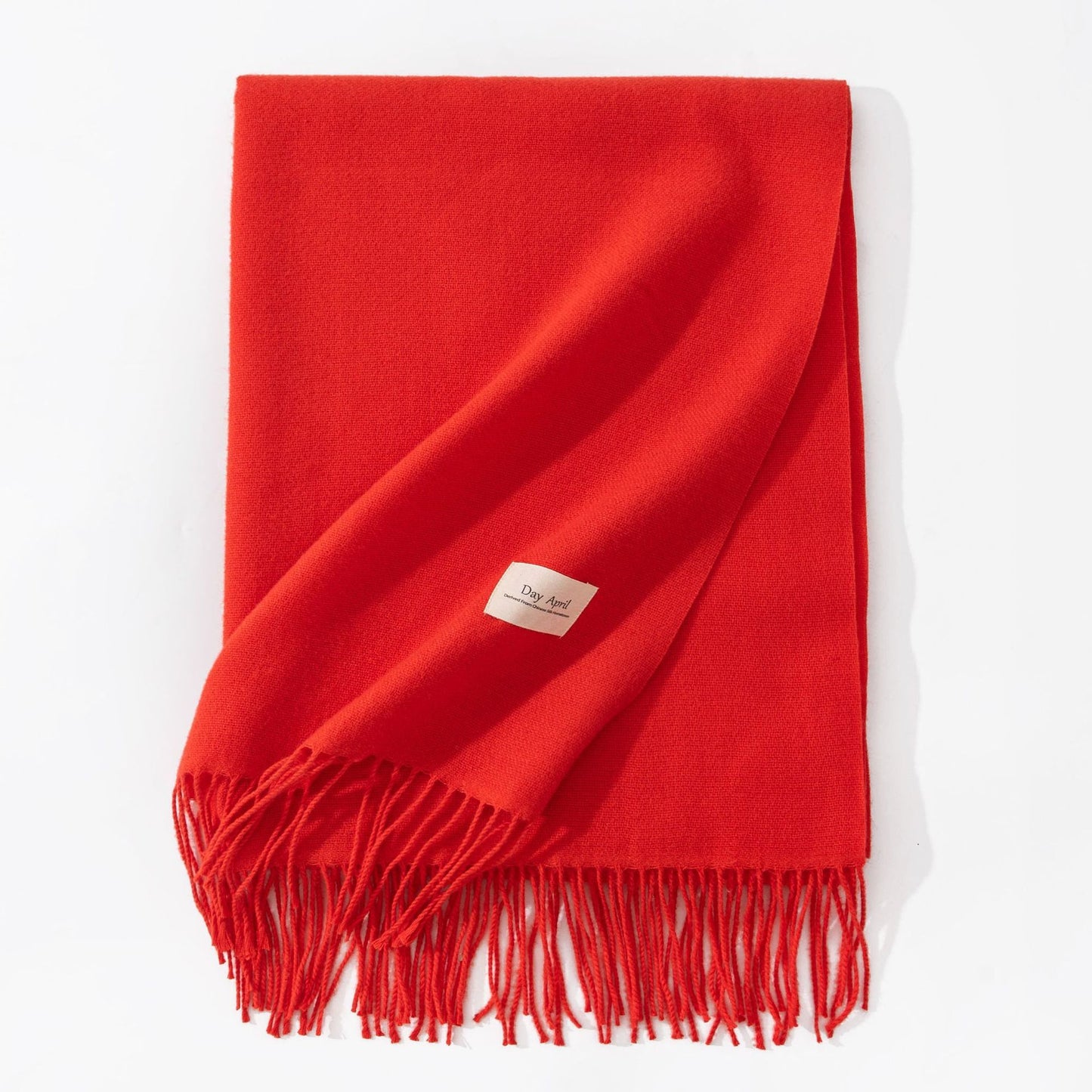 Pure Color Artificial Cashmere Scarf Women's Winter High-grade Shawl - CJ - mode24h