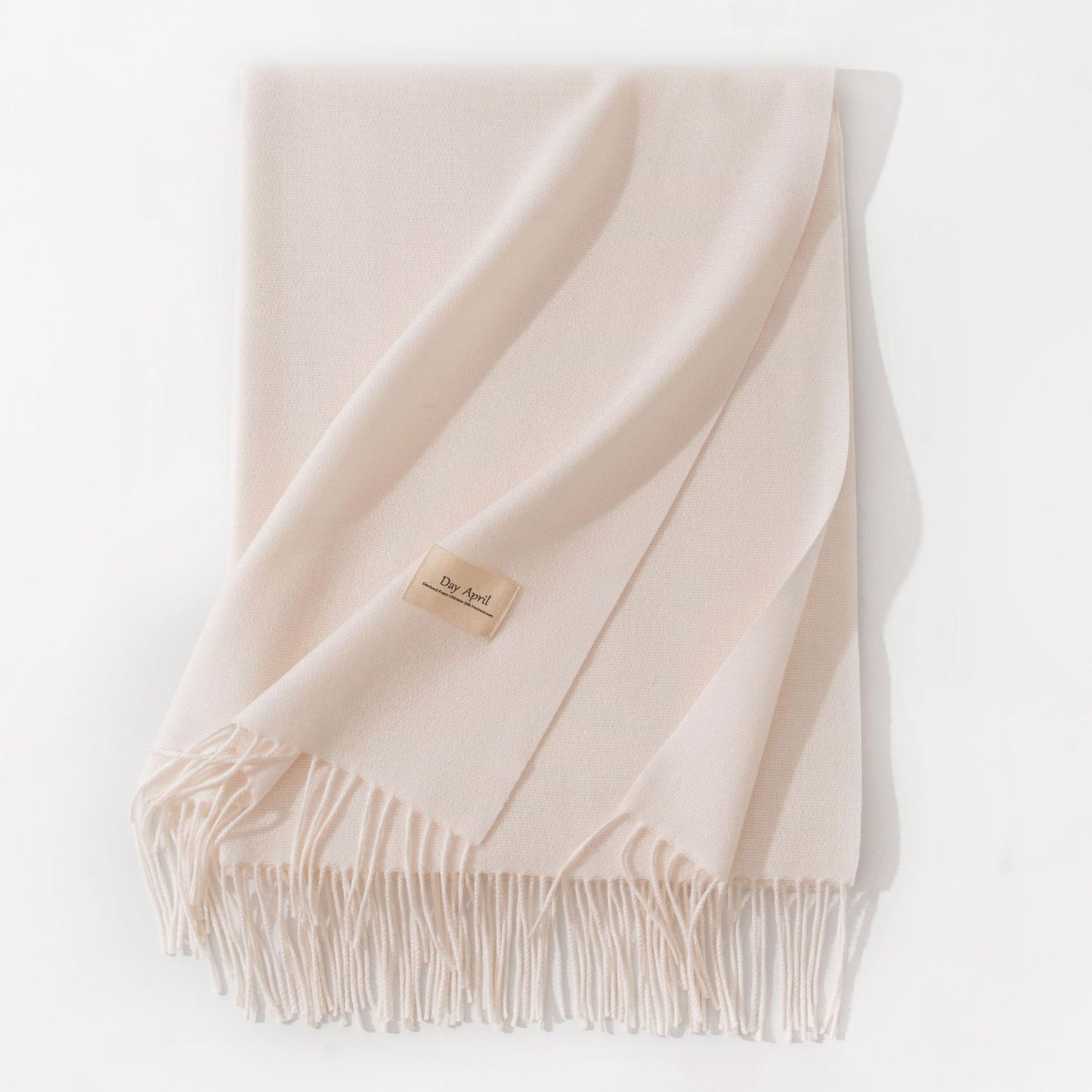 Pure Color Artificial Cashmere Scarf Women's Winter High-grade Shawl - CJ - mode24h