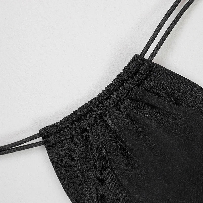 Sexy Halter Micro Bikini Women Swimsuit Solid Swimwear Thong Bikinis Set Brazilian Beach Wear Bathing Suit Biquini Female- DS - mode24h