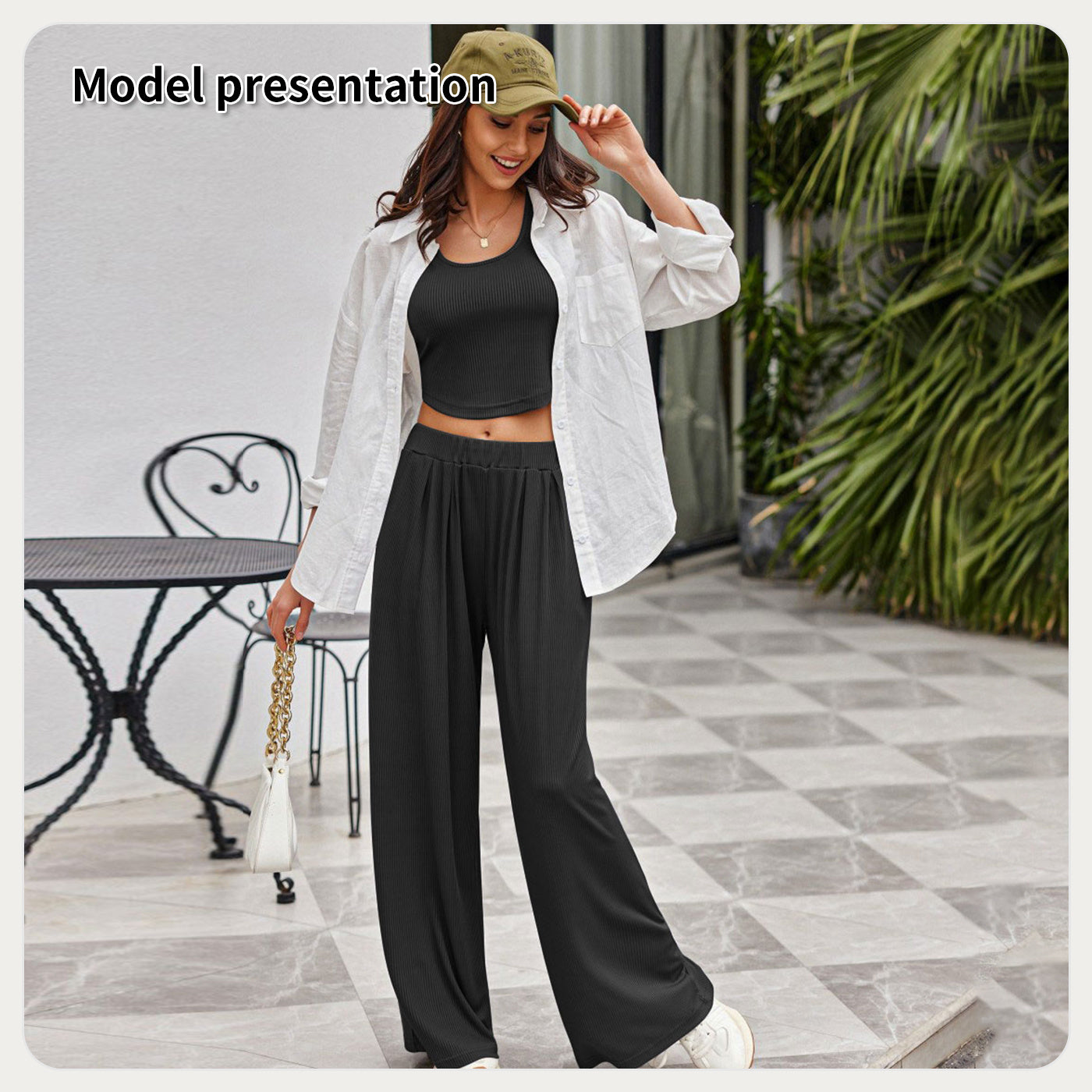 Women's Fashion Simple Solid Color Suit - CJ - mode24h