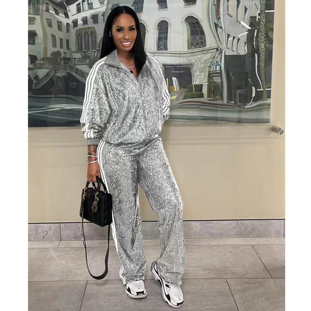 Women's Casual Blazer and Pants Set - CJ - mode24h