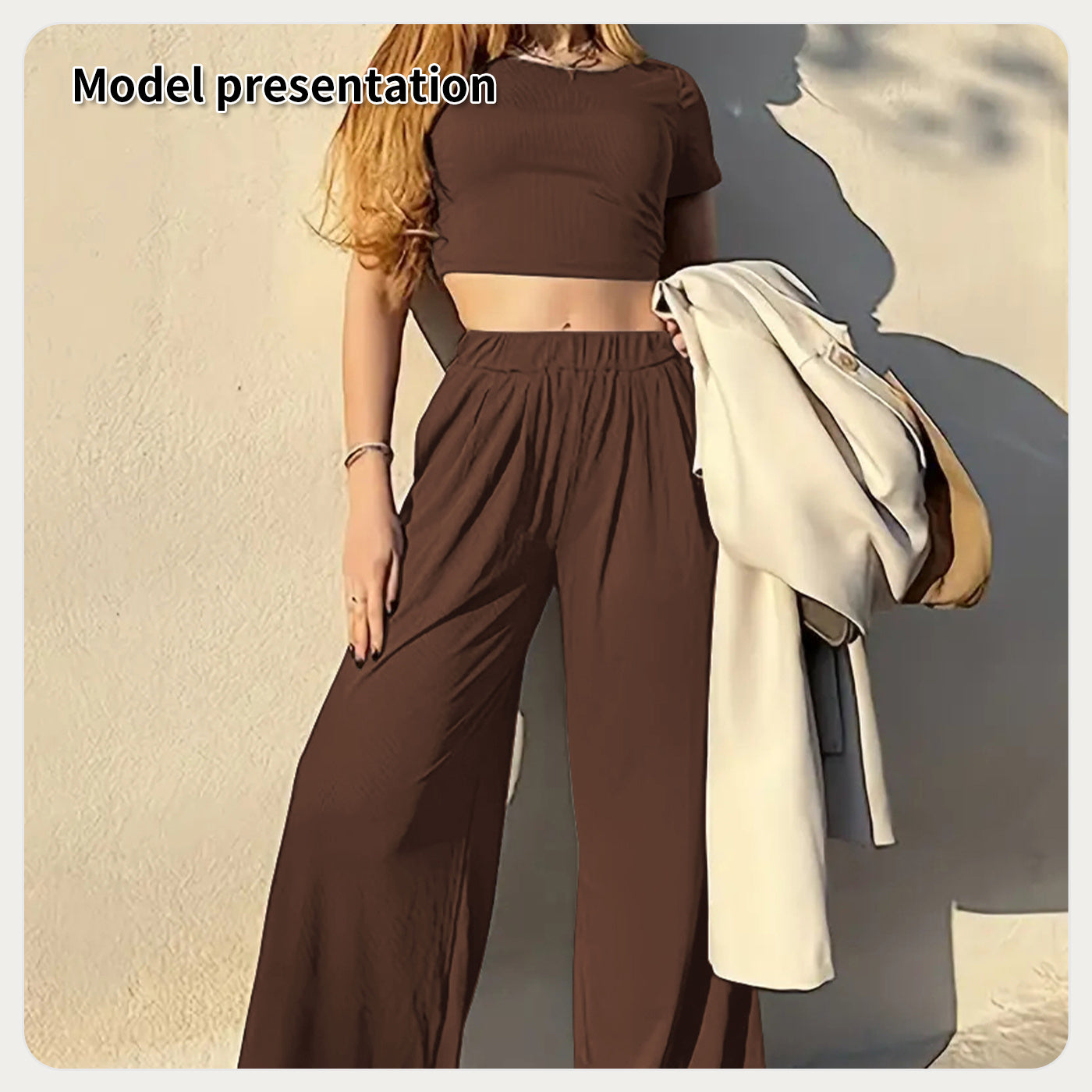 Women's Fashion Simple Solid Color Suit -CJ - mode24h