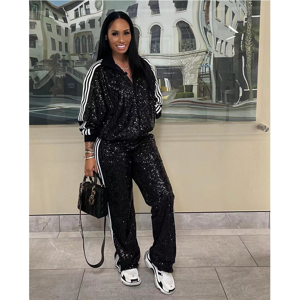 Women's Casual Blazer and Pants Set - CJ - mode24h