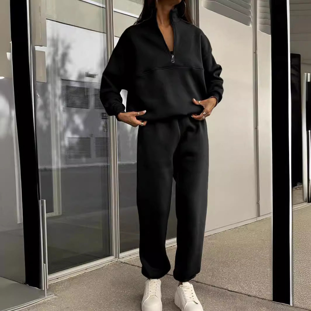 Women's Zip-Up Sweatshirt & Jogger Set - CJ - mode24h