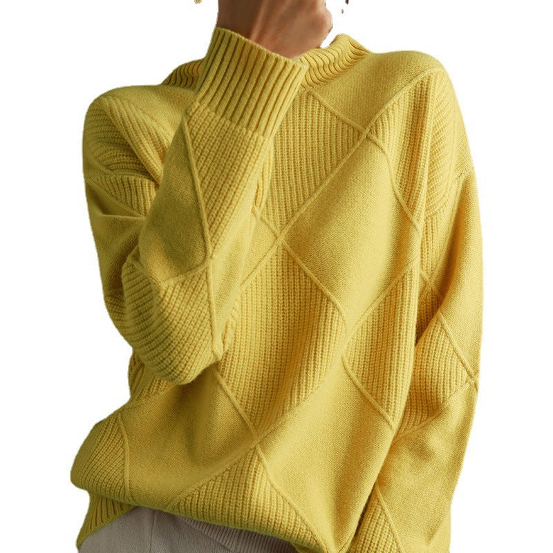 Knitwear Autumn And Winter Long-sleeved Outer Wear Bottoming Shirt - CJ - mode24h