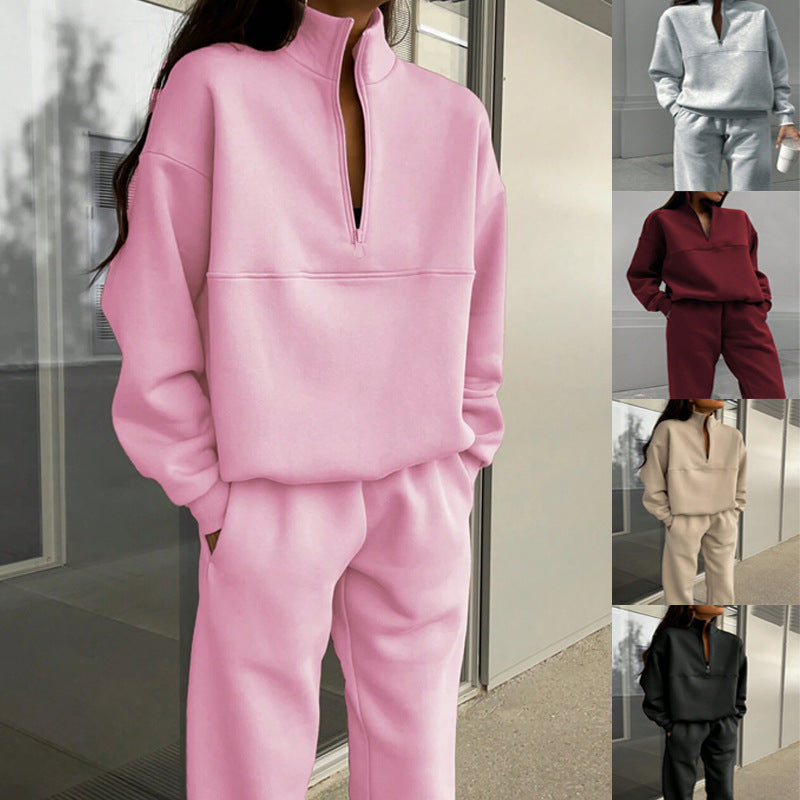Women's Zip-Up Sweatshirt & Jogger Set - CJ - mode24h
