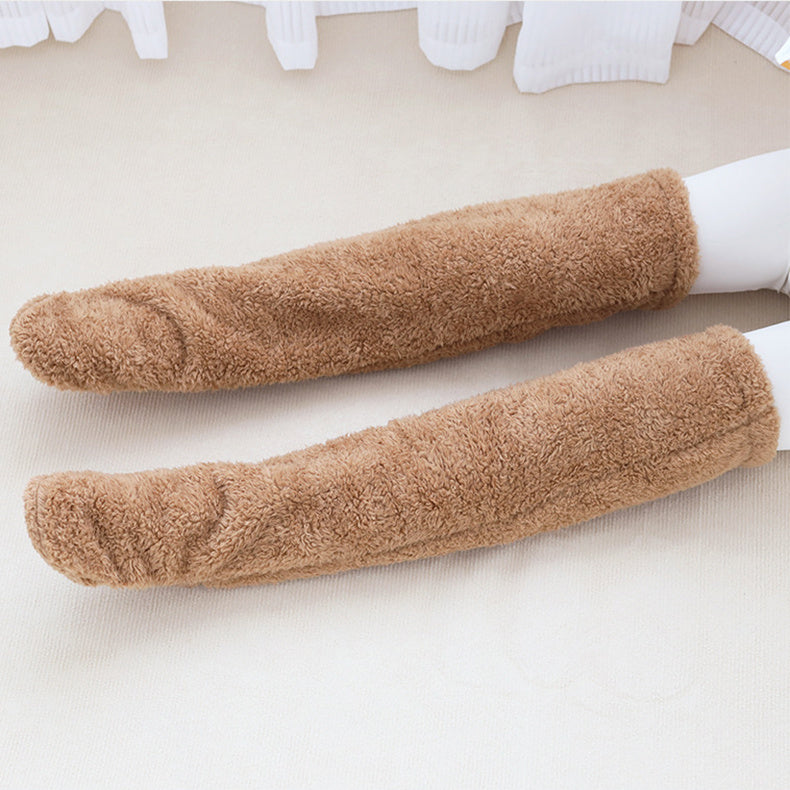 Over-Knee Fuzzy Warm Winter Socks- CJ - mode24h