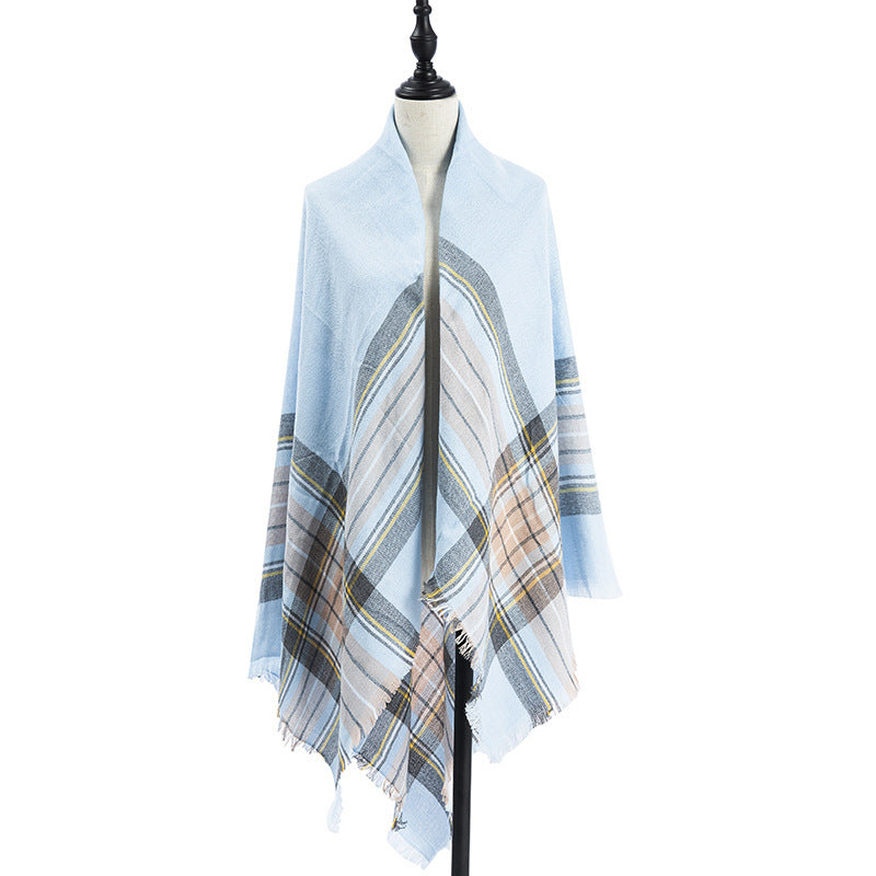 Women's Cashmere-like Plus-sized Double-sided Qicaigei Scarf Shawl - CJ - mode24h