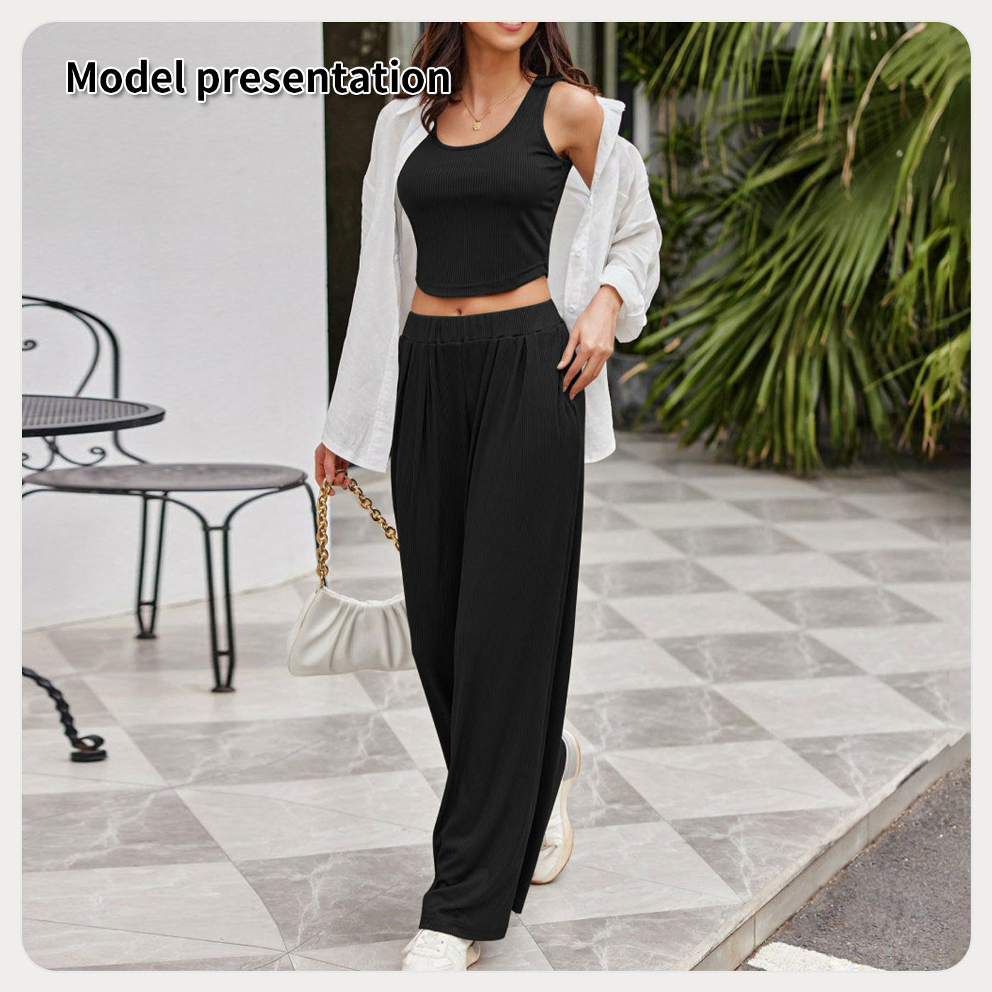 Women's Fashion Simple Solid Color Suit - CJ - mode24h