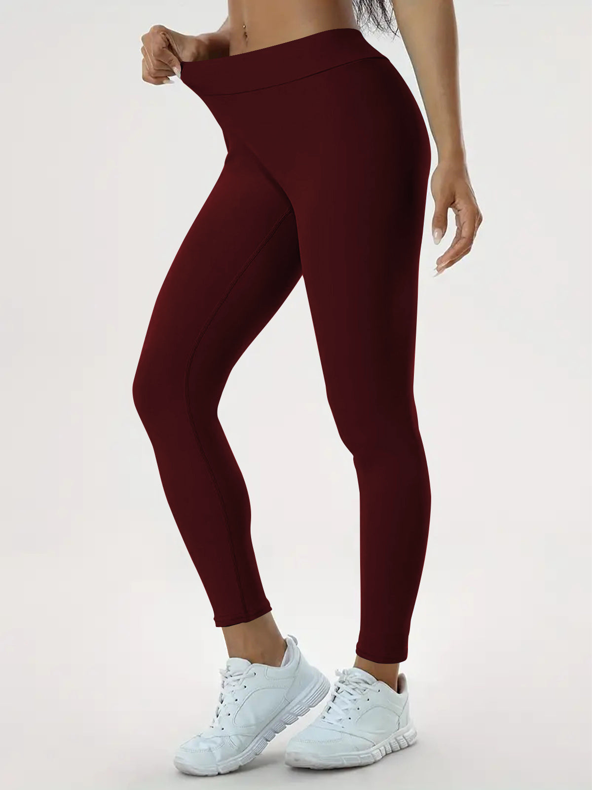 Women's Yoga Pants High Waist Lift High Elastic Tight Fitness Trousers - CJ - mode24h