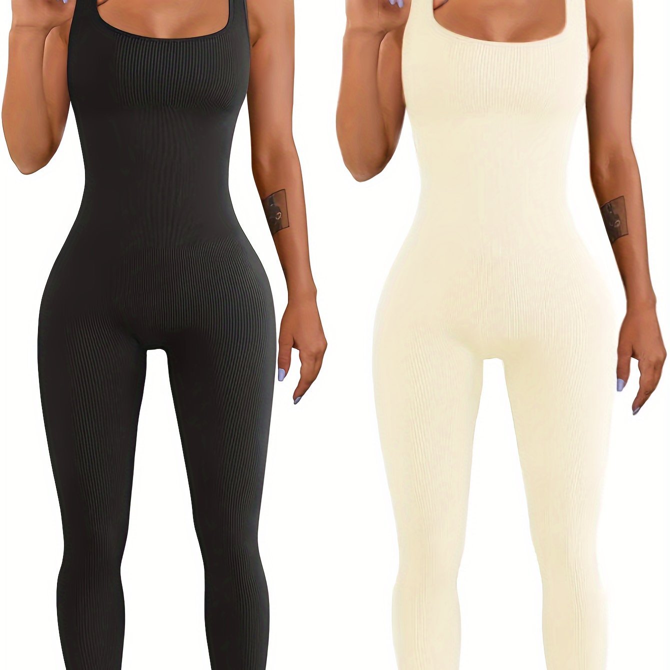 Women's Suspender Tank Top Tights- CJ - mode24h