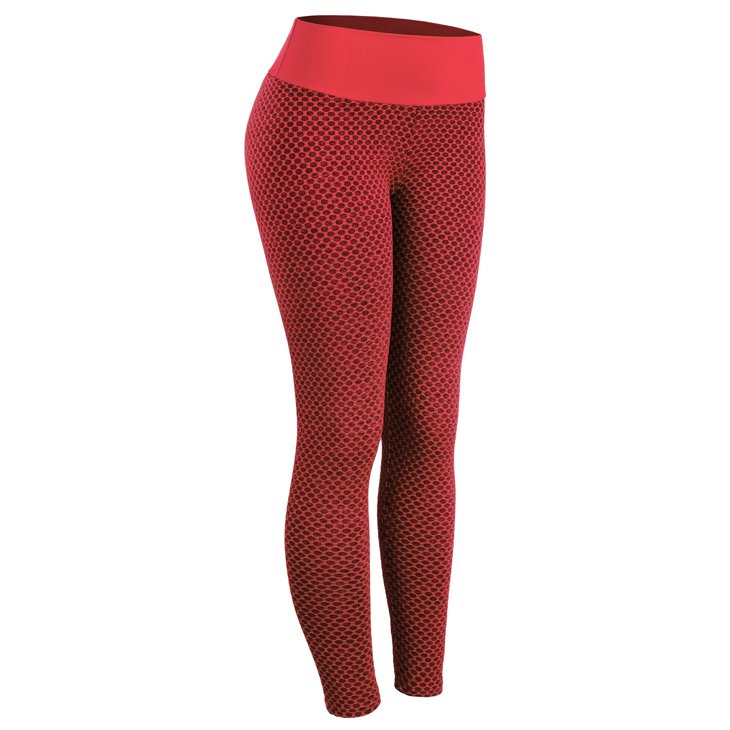 Plaid Leggings Fitness Yoga Pants Women's Seamless High Waist Breathable Gym Leggings - CJ - mode24h