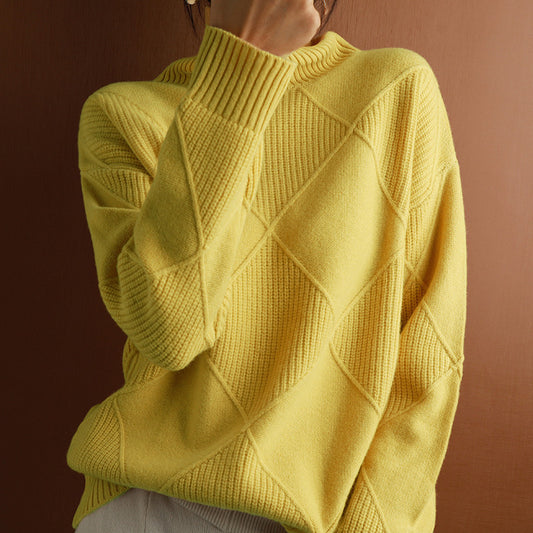 Knitwear Autumn And Winter Long-sleeved Outer Wear Bottoming Shirt - CJ - mode24h