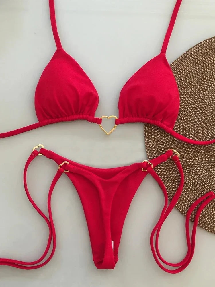 Women's Halter Triangle Bikini Set - DS Success - mode24h