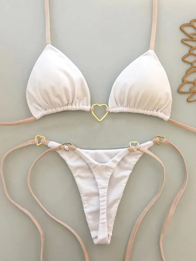 Women's Halter Triangle Bikini Set - DS Success - mode24h
