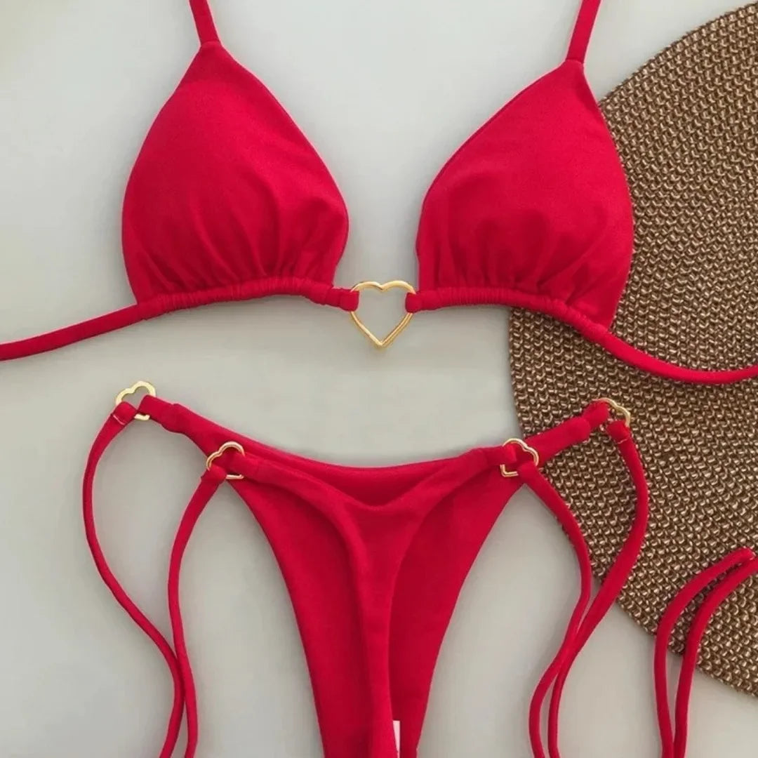 Women's Halter Triangle Bikini Set - DS Success - mode24h