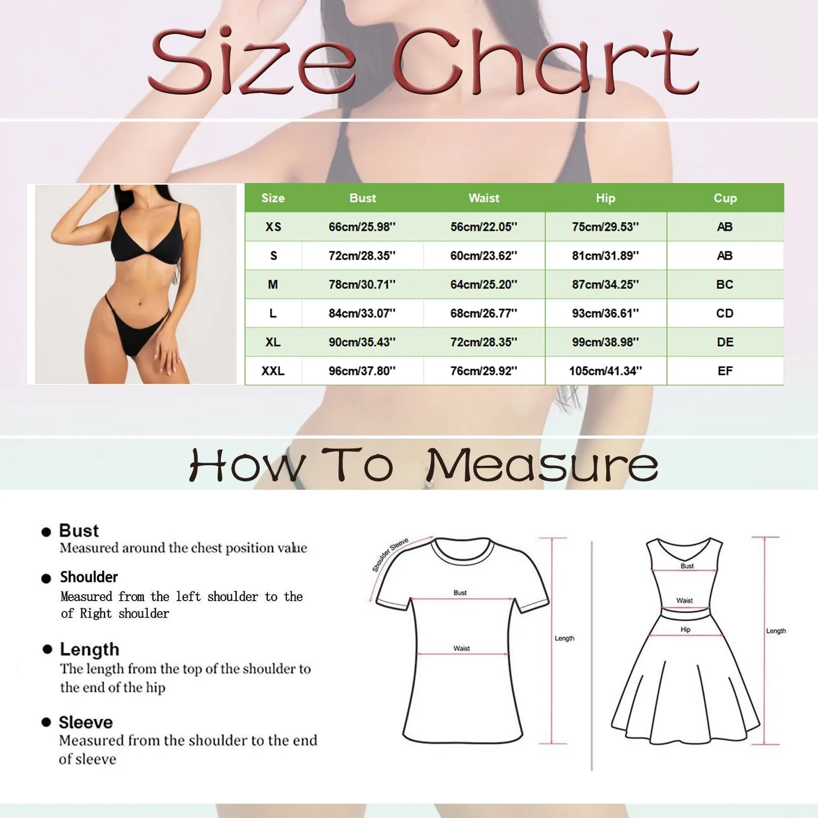 Women'S Triangle Bikini Set Sexy Deep V Beach Swimwear Spaghetti Strap Underwear Bikini G-String Sunbathing Two Piece Swimsuit- DS - mode24h
