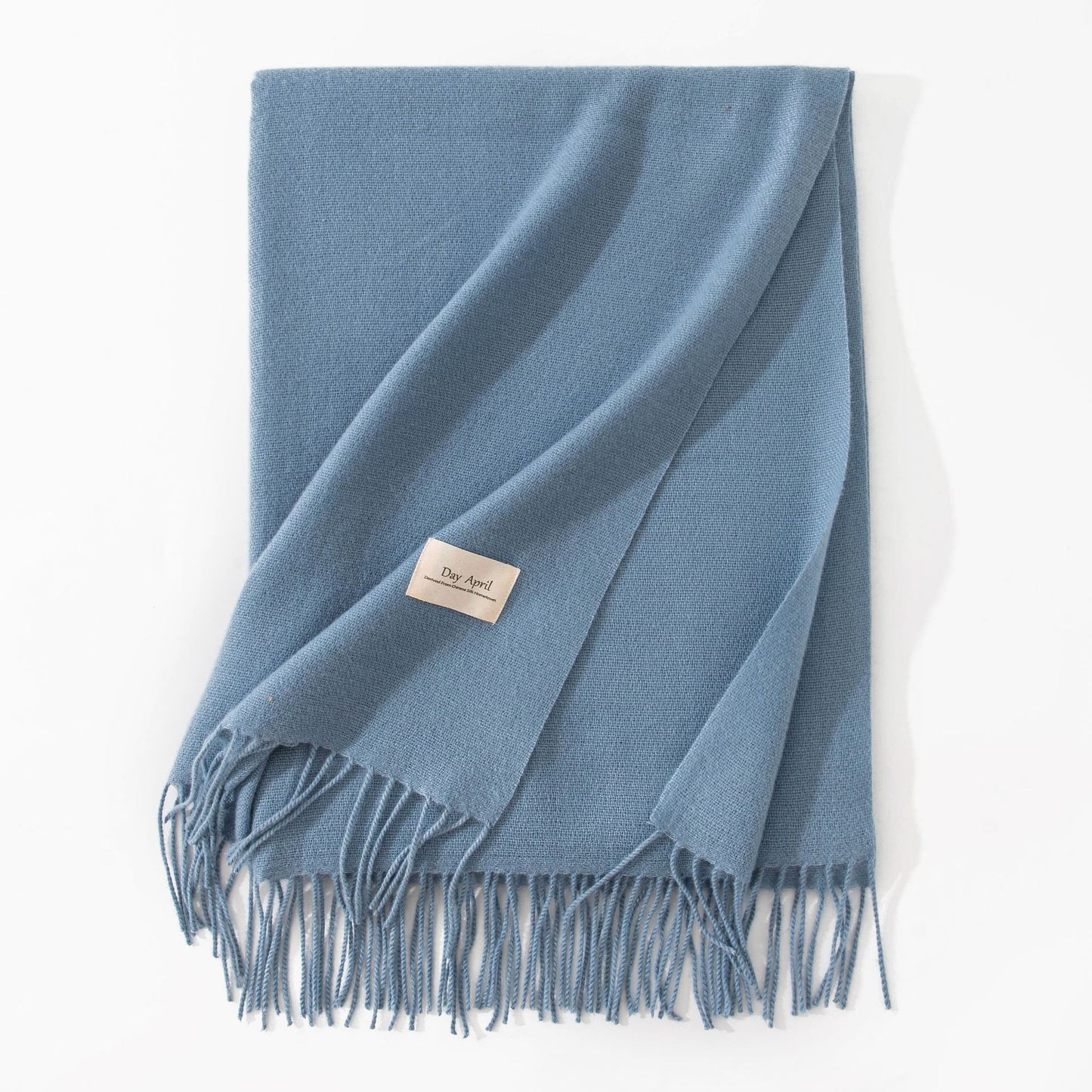 Pure Color Artificial Cashmere Scarf Women's Winter High-grade Shawl - CJ - mode24h