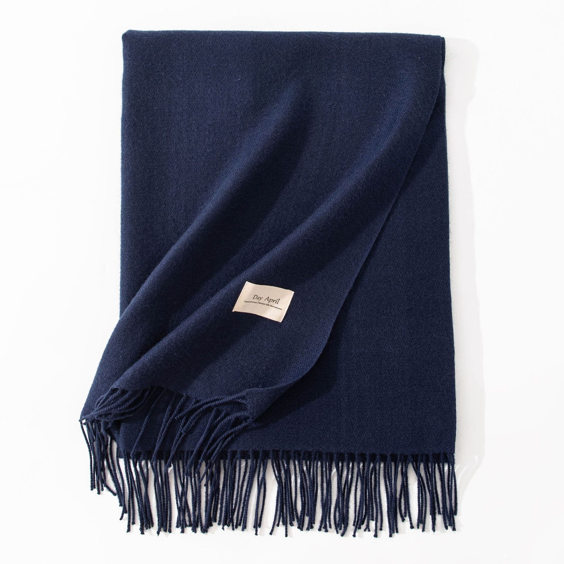 Pure Color Artificial Cashmere Scarf Women's Winter High-grade Shawl - CJ - mode24h
