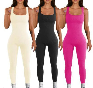 Women's Suspender Tank Top Tights- CJ - mode24h