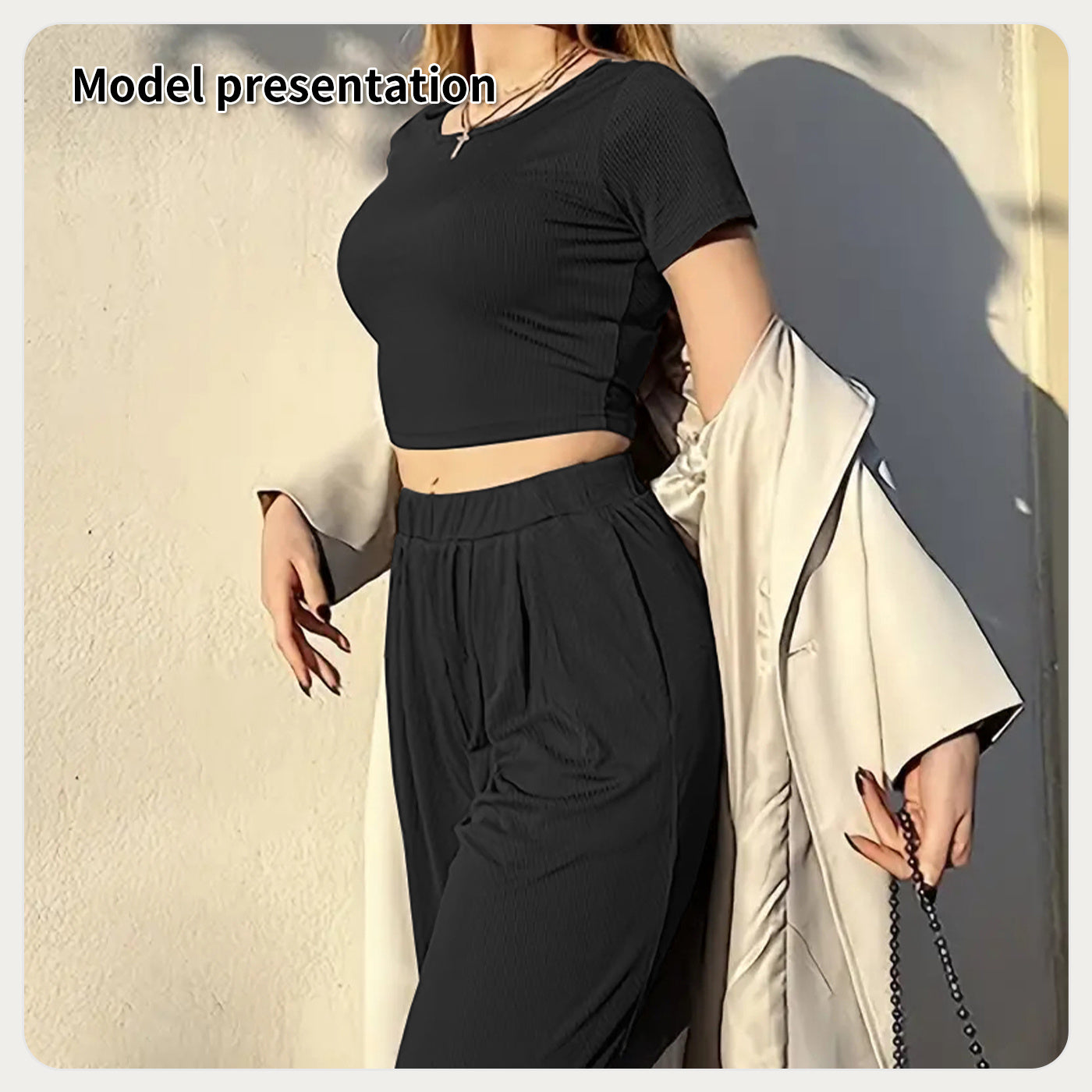 Women's Fashion Simple Solid Color Suit -CJ - mode24h